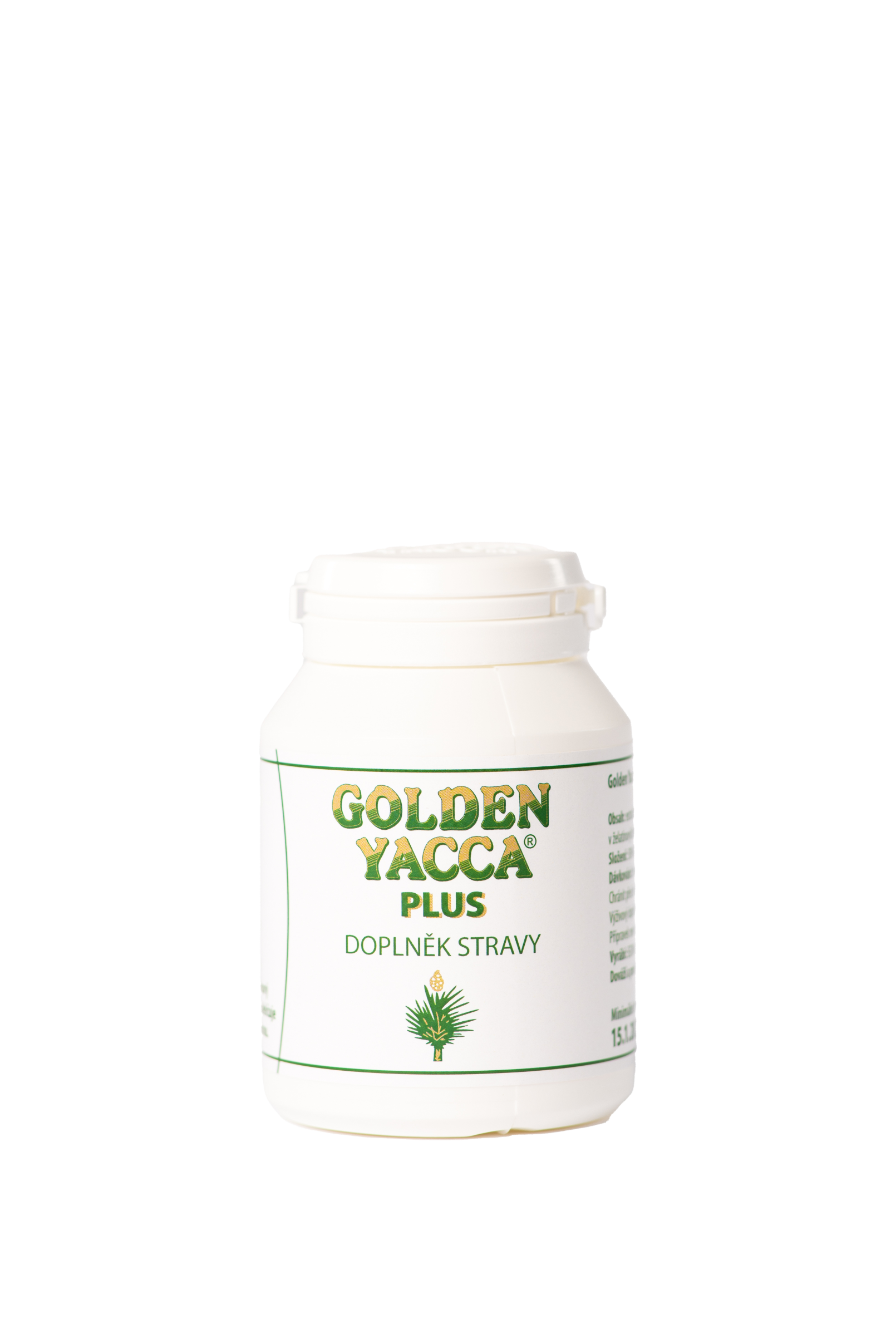 Golden Yacca Plus přírodní doplněk stravy z Yucca schidigera a zeleného ječmene 70g Golden Yacca®