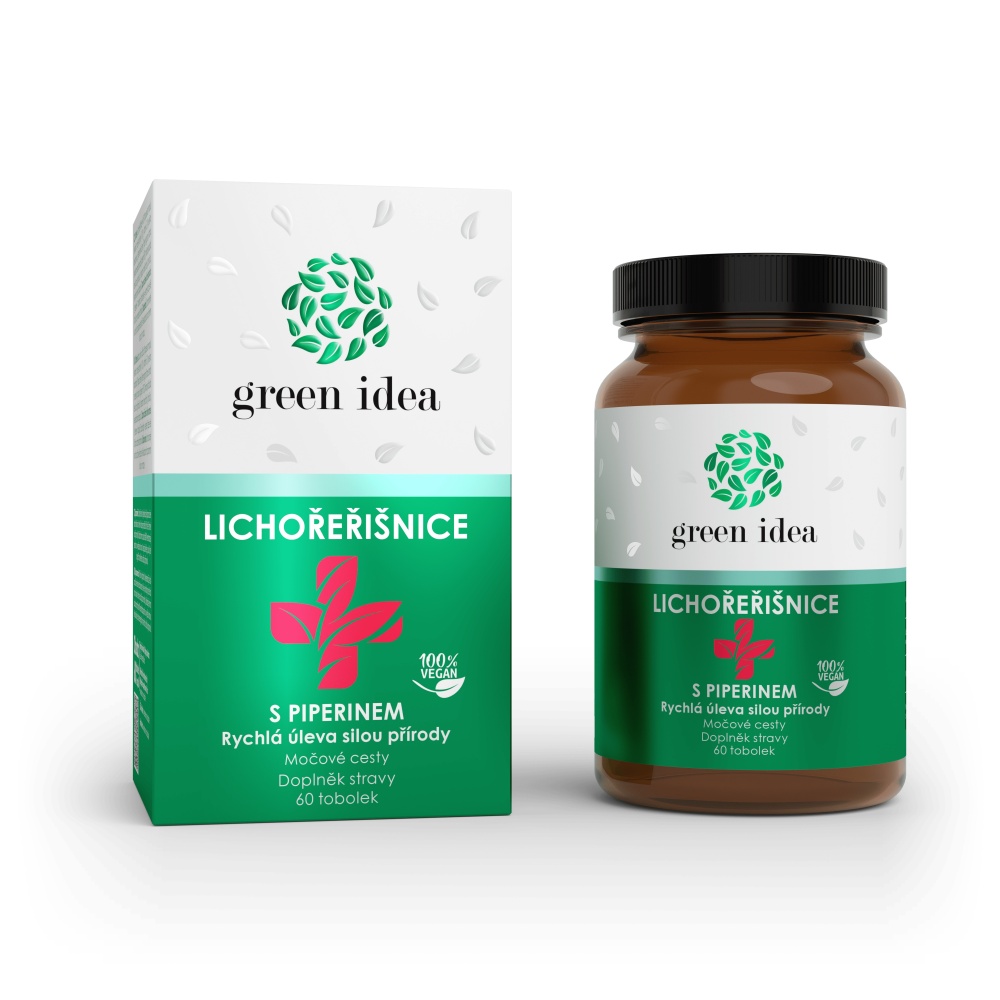 Green idea Lichořeřišnice+ s piperinem 60 tobolek Green idea