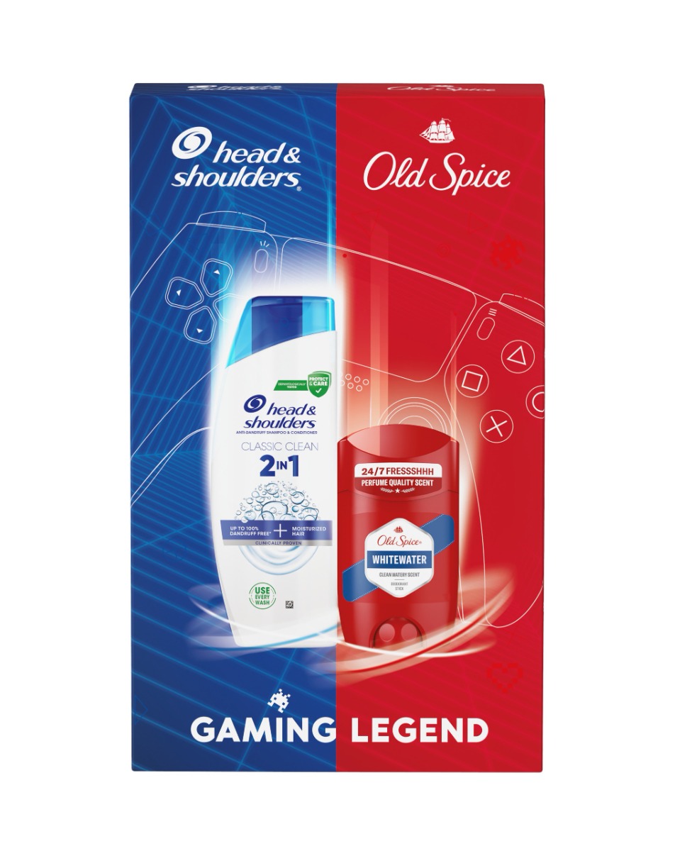 Head&Shoulders + Old Spice Xmass sada šampon a deodorant 330 ml + 50 ml Head&Shoulders
