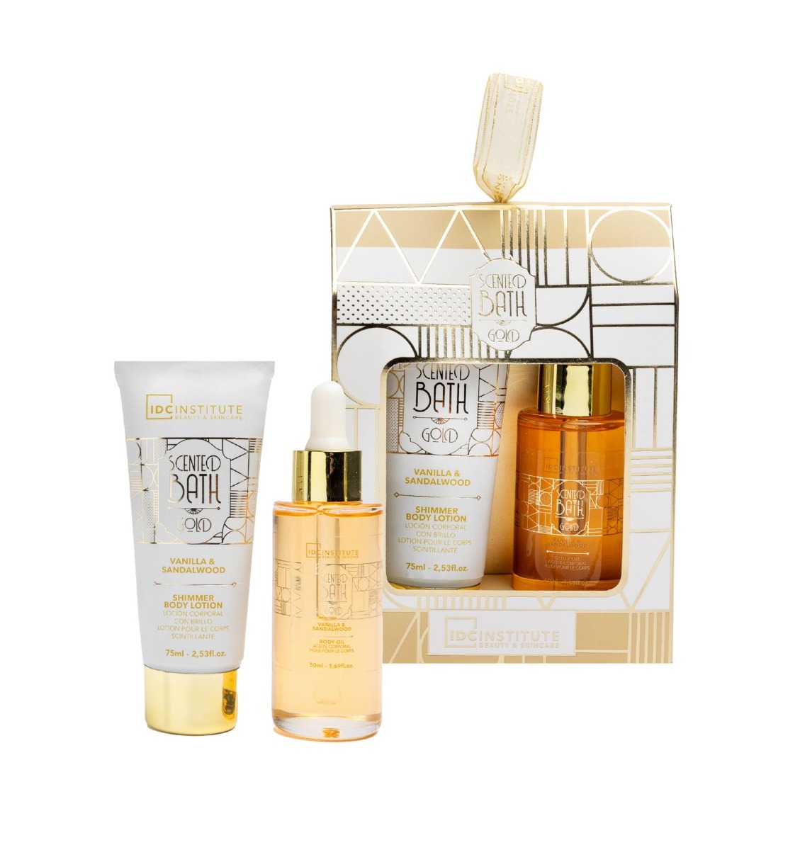 IDC Institute Scented Gold Kosmetická sada 2 ks IDC Institute