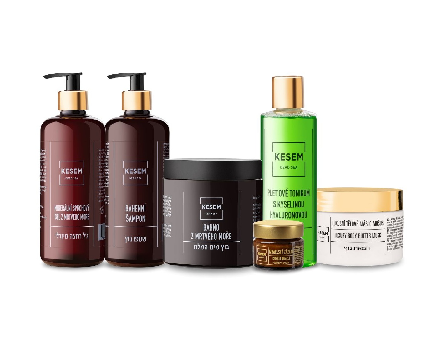 KESEM Vánoční balíček TOP produktů z Mrtvého moře 6 ks KESEM