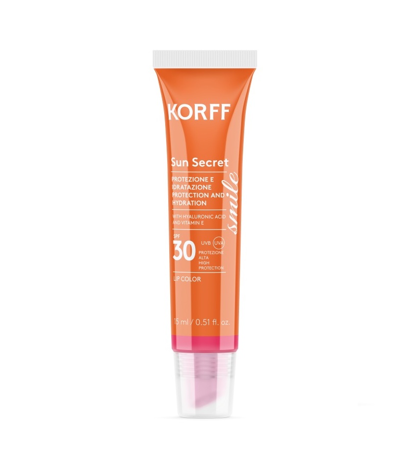 KORFF Sun Secret Krém na rty SPF30 15 ml KORFF