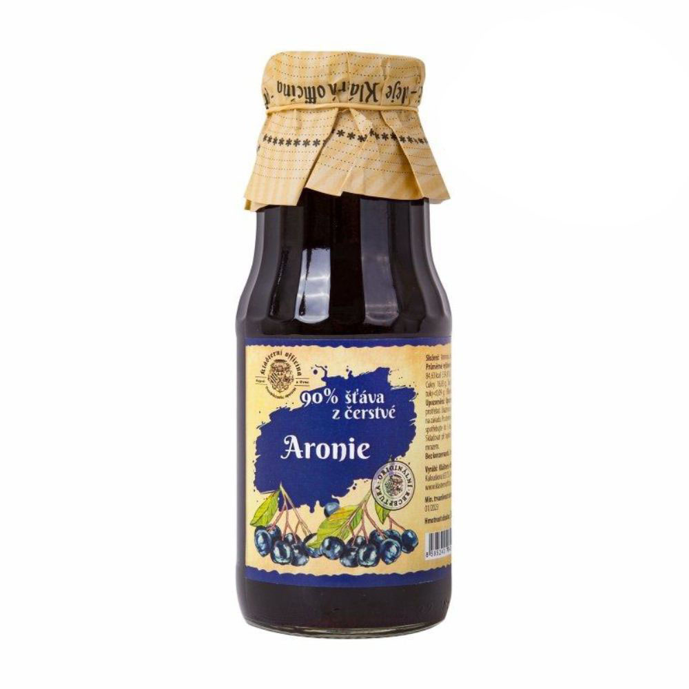 Klášterní officína Šťáva z čerstvé aronie 300 g Klášterní officína