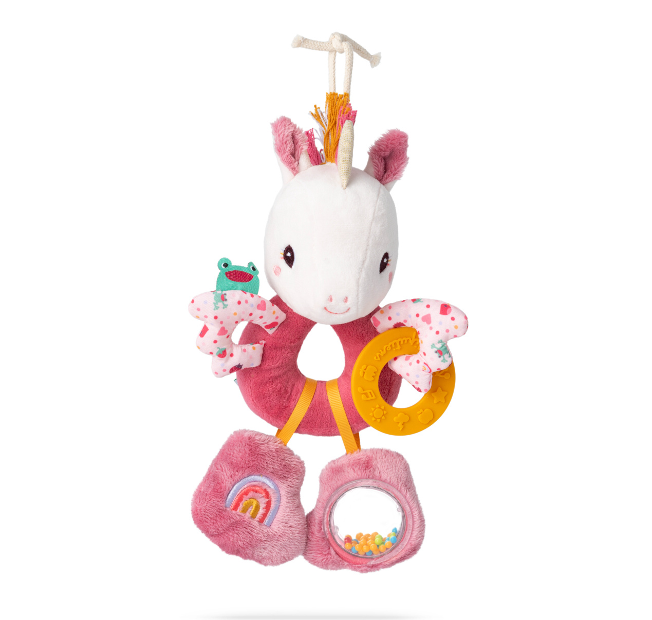Lilliputiens motorická hračka s aktivitami - jednorožec Lena Lilliputiens