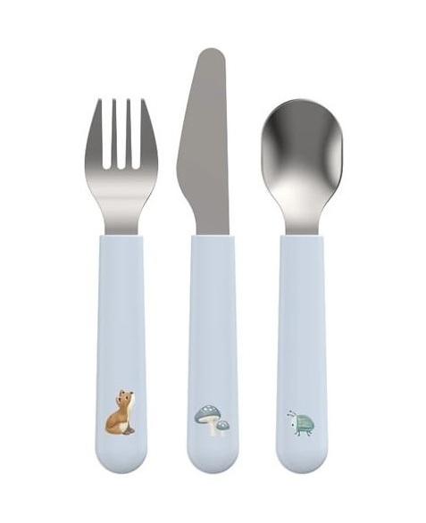 Little Dutch Forest Friends Dětský příbor 3 ks Little Dutch