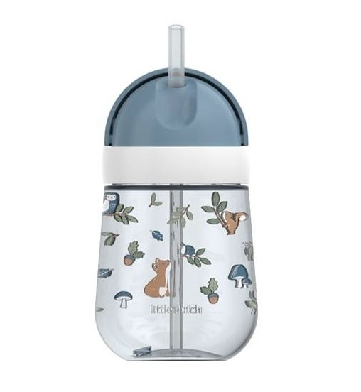 Little Dutch Forest Friends Hrnek s brčkem 9m+ 300 ml 1 ks Little Dutch