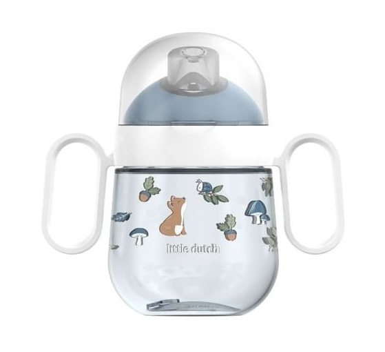 Little Dutch Forest Friends Hrnek s pítkem 200 ml 1 ks Little Dutch