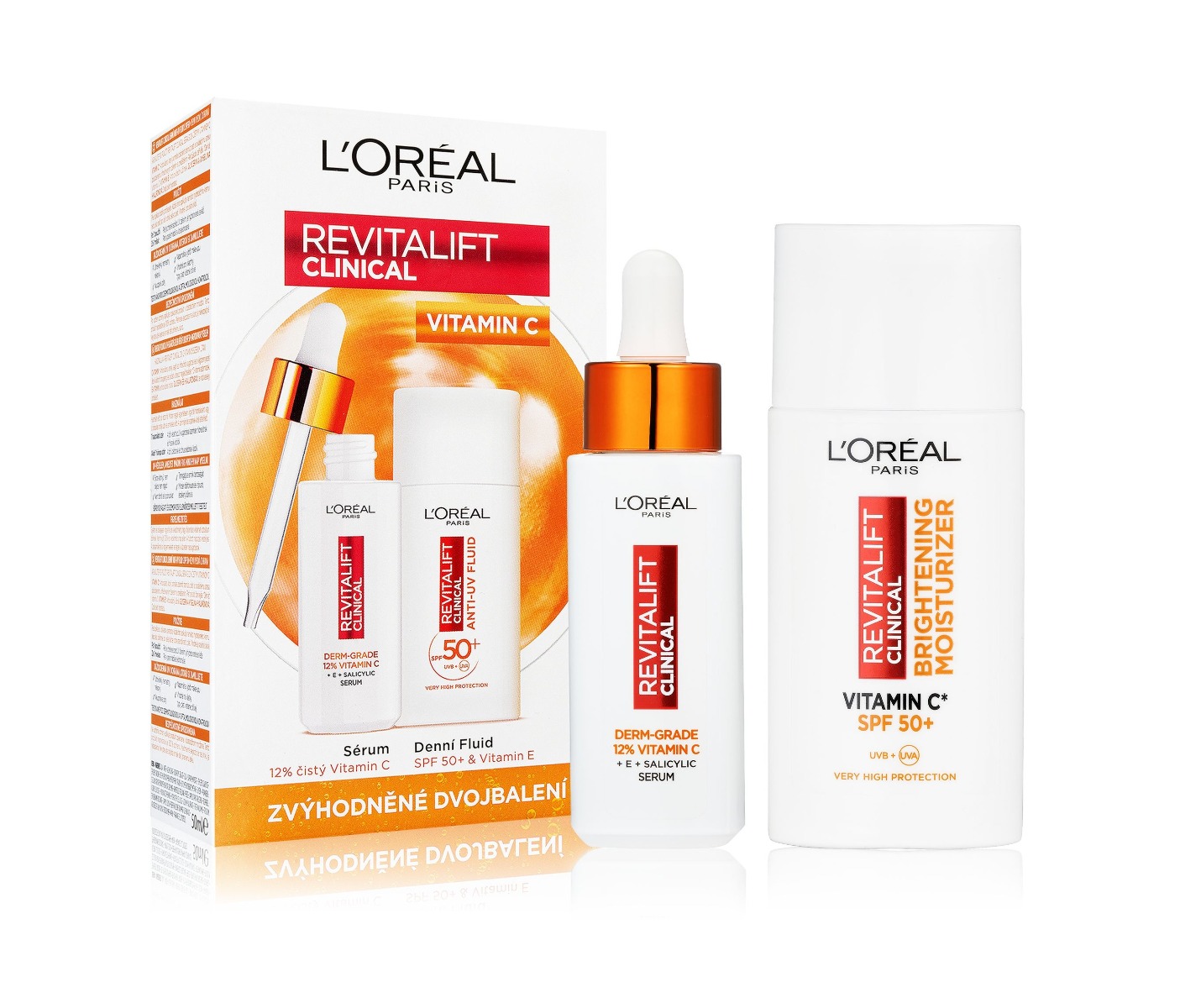 Loréal Paris Revitalift Clinical sérum a fluid s vitaminem C 2 ks Loréal Paris