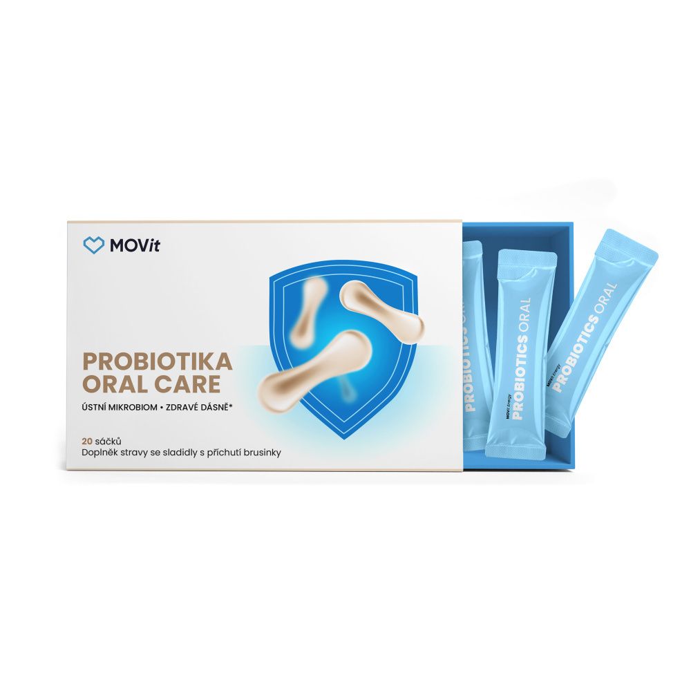 MOVit Energy Probiotika ORAL CARE sáčky 20x1