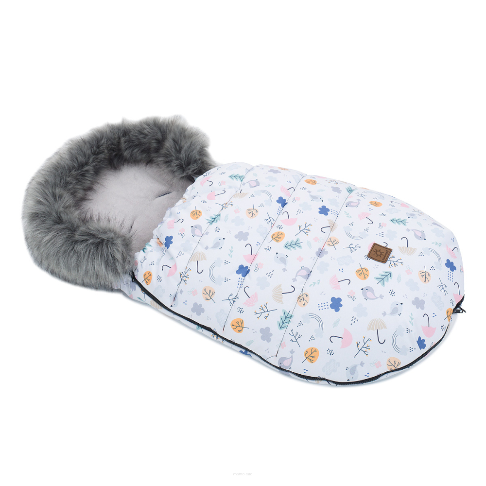 Mamo Tato Zimní fusak Lux s kožešinkou