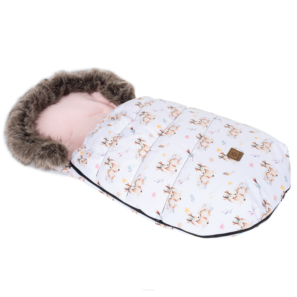 Mamo Tato Zimní fusak Lux s kožešinkou