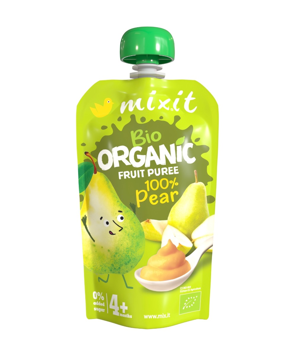 Mixit BIO Ovocná kapsička 100% Hruška 110 g Mixit