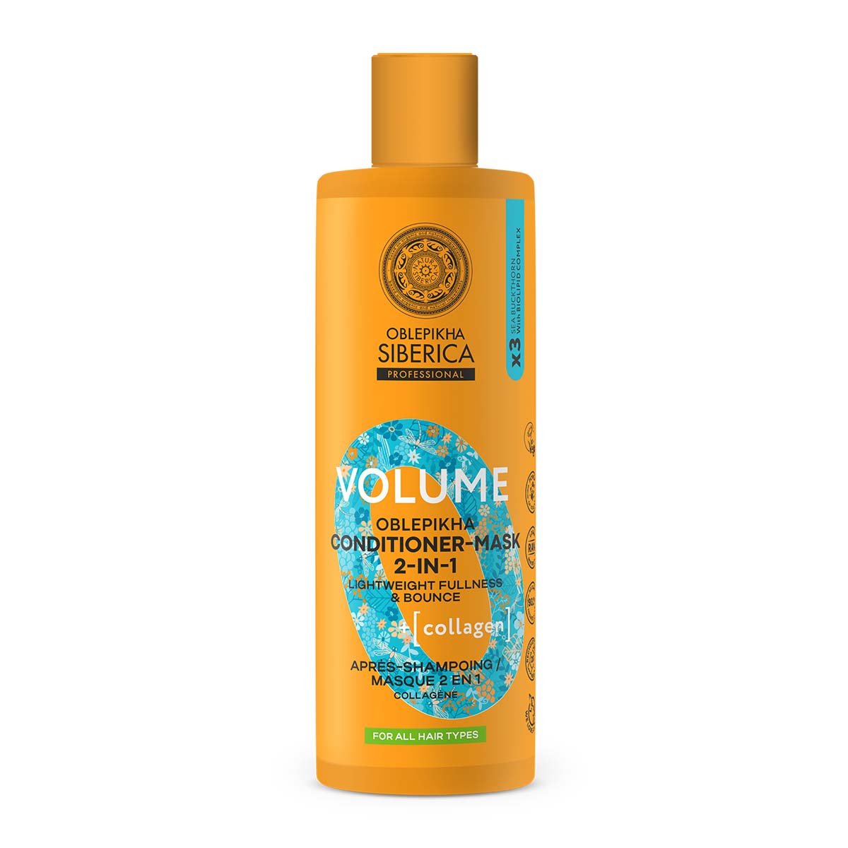 Natura Siberica Oblepikha Volume Kolagenový kondicionér 400 ml Natura Siberica