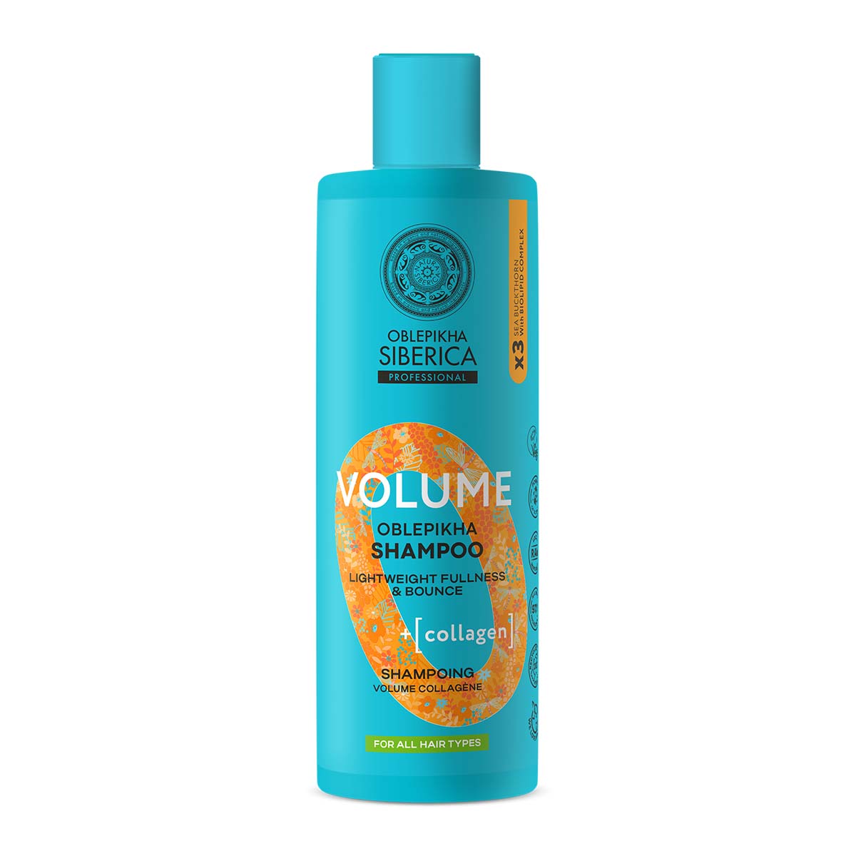 Natura Siberica Oblepikha Volume Kolagenový šampon 400 ml Natura Siberica