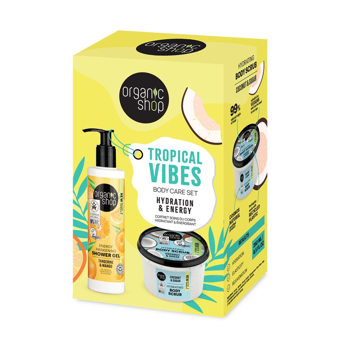 Organic Shop Tropical Vibes Sada péče o tělo 2 ks Organic Shop