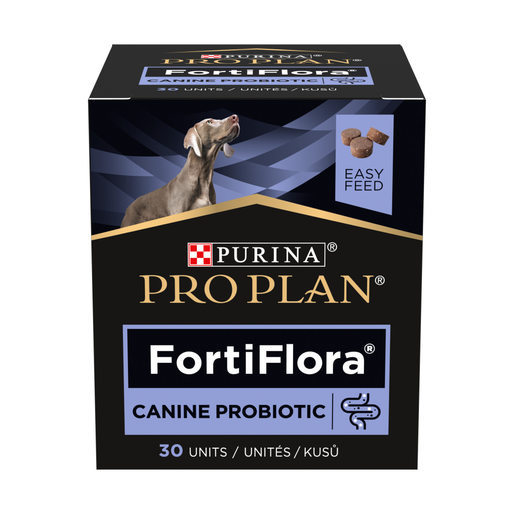 PURINA Pro Plan Fortiflora Canine Probiotic 30 žvýkacích tablet Purina
