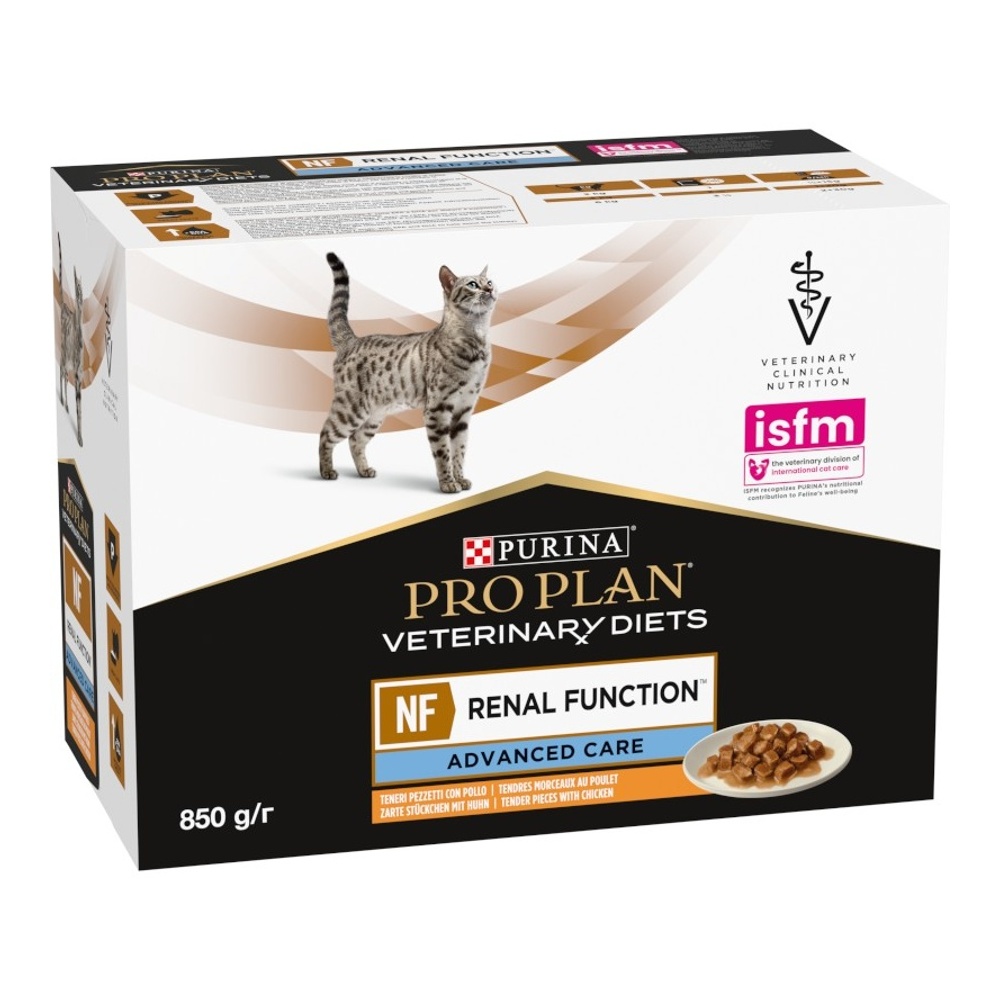 PURINA Pro Plan Veterinary Diets NF Renal Function kapsičky pro kočky 10x85 g Purina