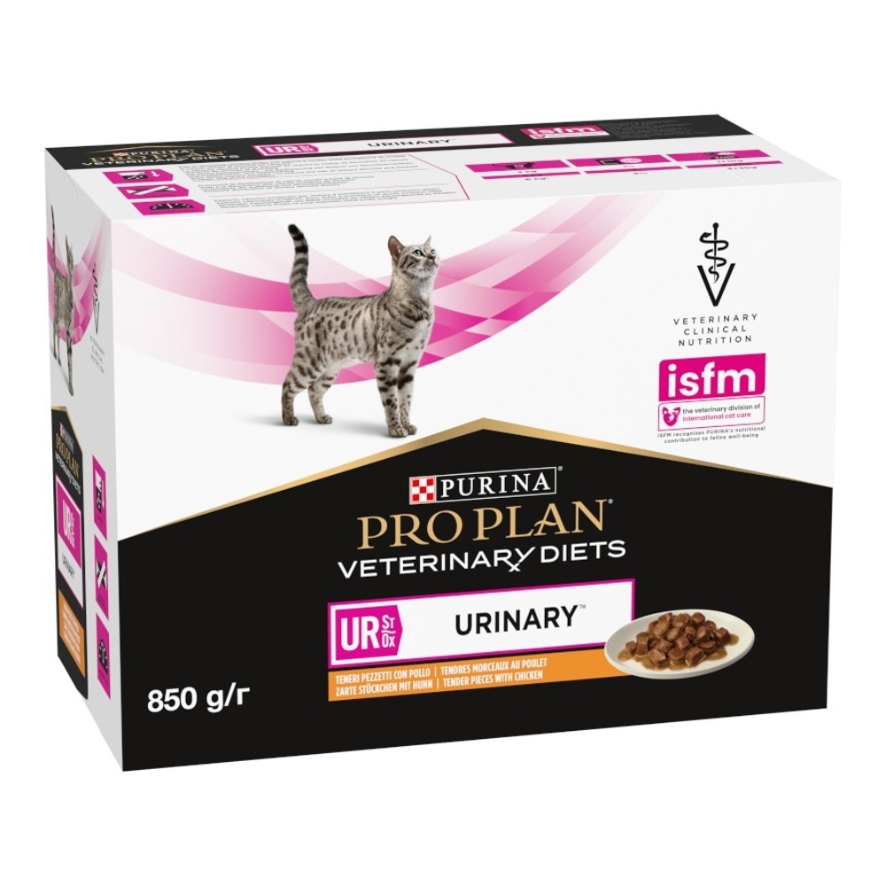 PURINA Pro Plan Veterinary Diets St/Ox Urinary chicken kapsičky pro kočky 10x85 g Purina