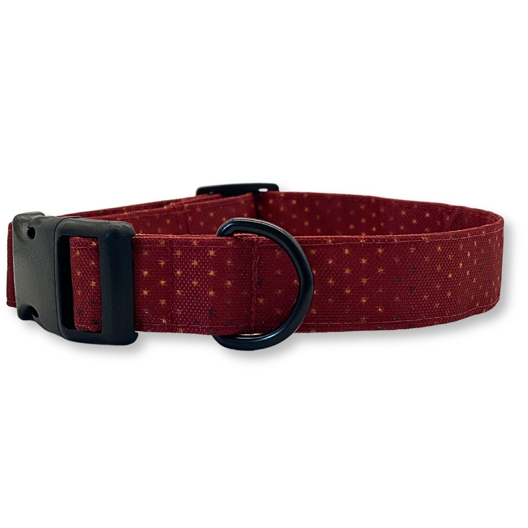 PafDog® Obojek pro psy vínový s hvězdičkami PAF-531 PafDog