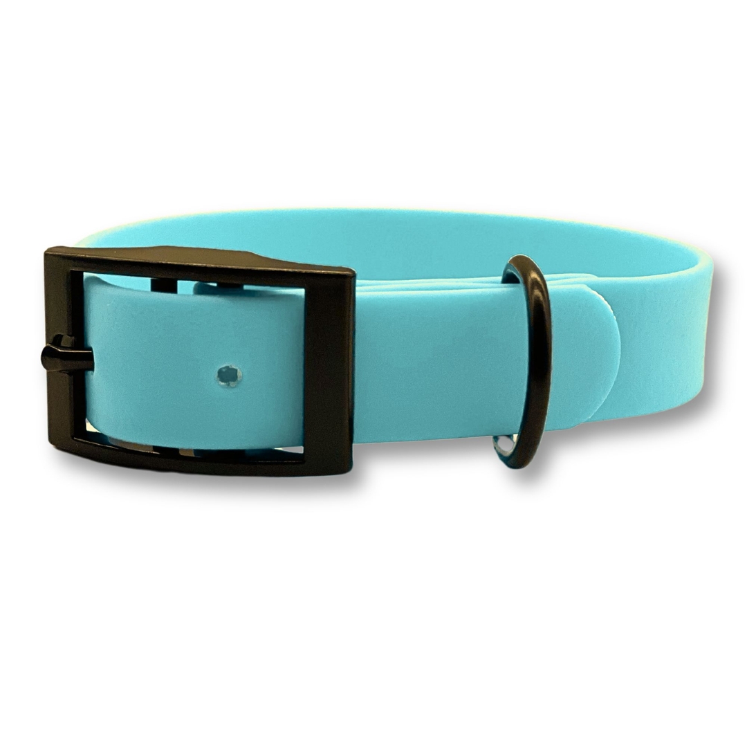 PafDog® Voděodolný gumový obojek pro psy PASTELOVĚ MODRÝ - šířka 2cm PAF-561 PafDog