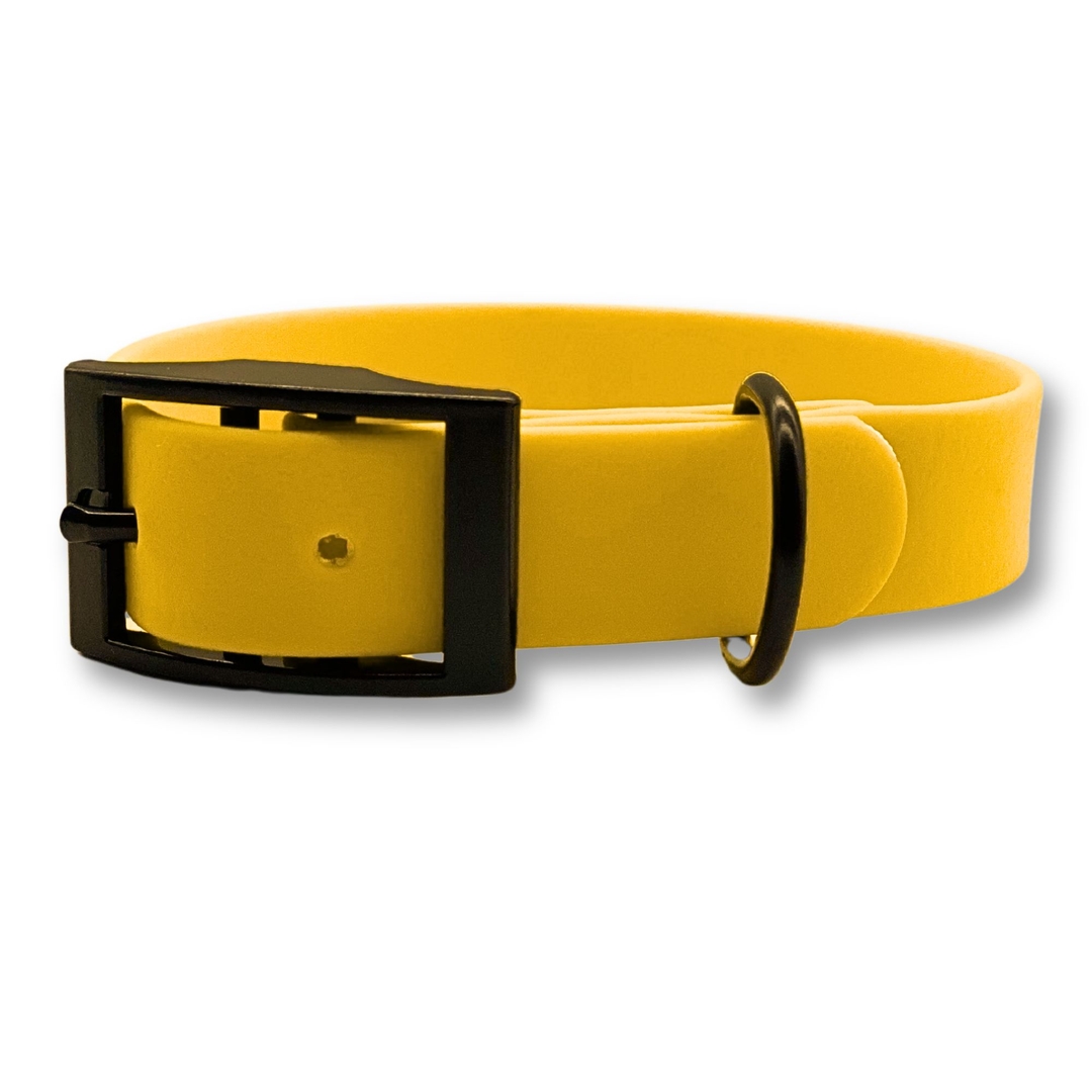 PafDog® Voděodolný gumový obojek pro psy ŽLUTÝ - šířka 2cm PAF-569 PafDog