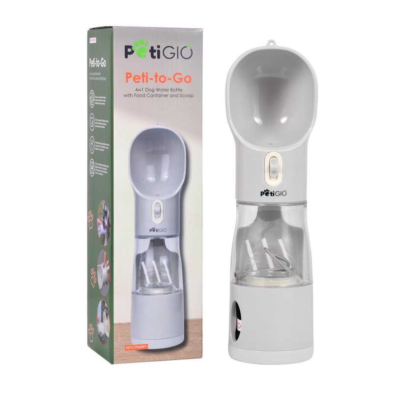 PetiGIO peti-to-Go přenosná láhev pro psy 4v1 PetiGIO