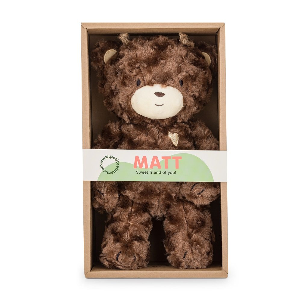 Petite&Mars Hračka plyšová medvídek Matt Petite&Mars