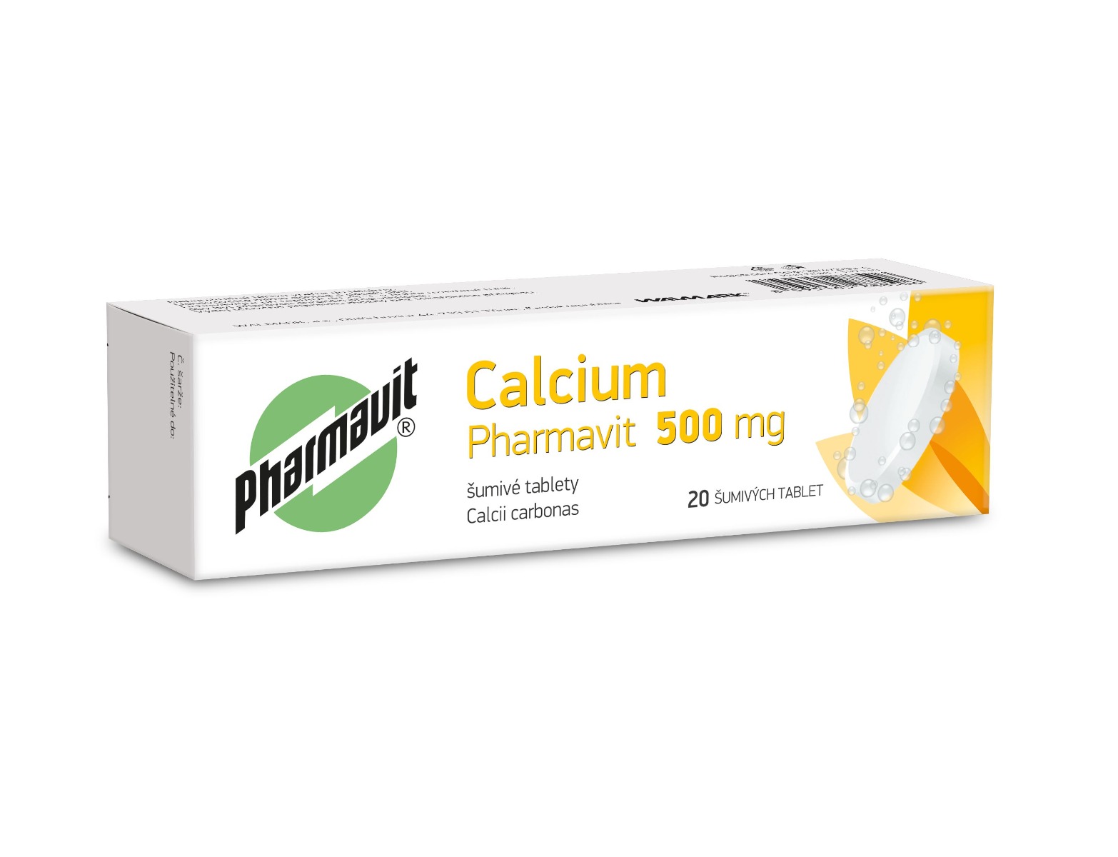 Pharmavit Calcium 500 mg 20 šumivých tablet Pharmavit