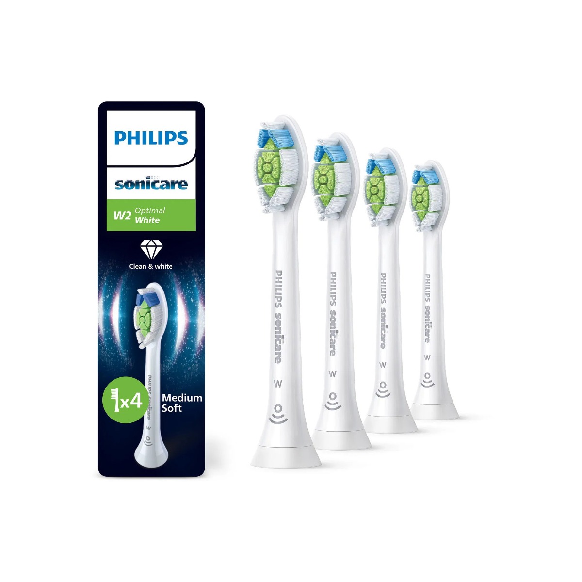 Philips Sonicare Optimal White Standard HX6064/87 náhradní hlavice 4 ks Philips Sonicare