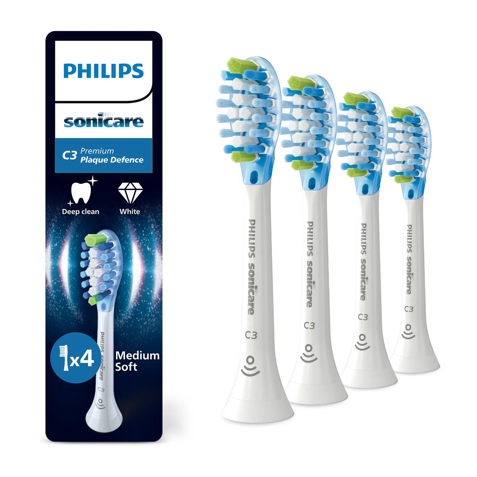 Philips Sonicare Premium Plaque Defence HX9044/87 náhradní hlavice 4 ks Philips Sonicare
