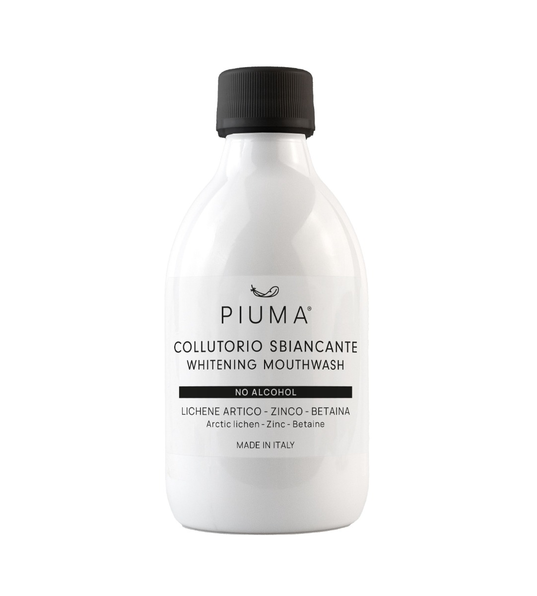 Piuma Bělicí ústní voda s arktickým lišejníkem 300 ml Piuma