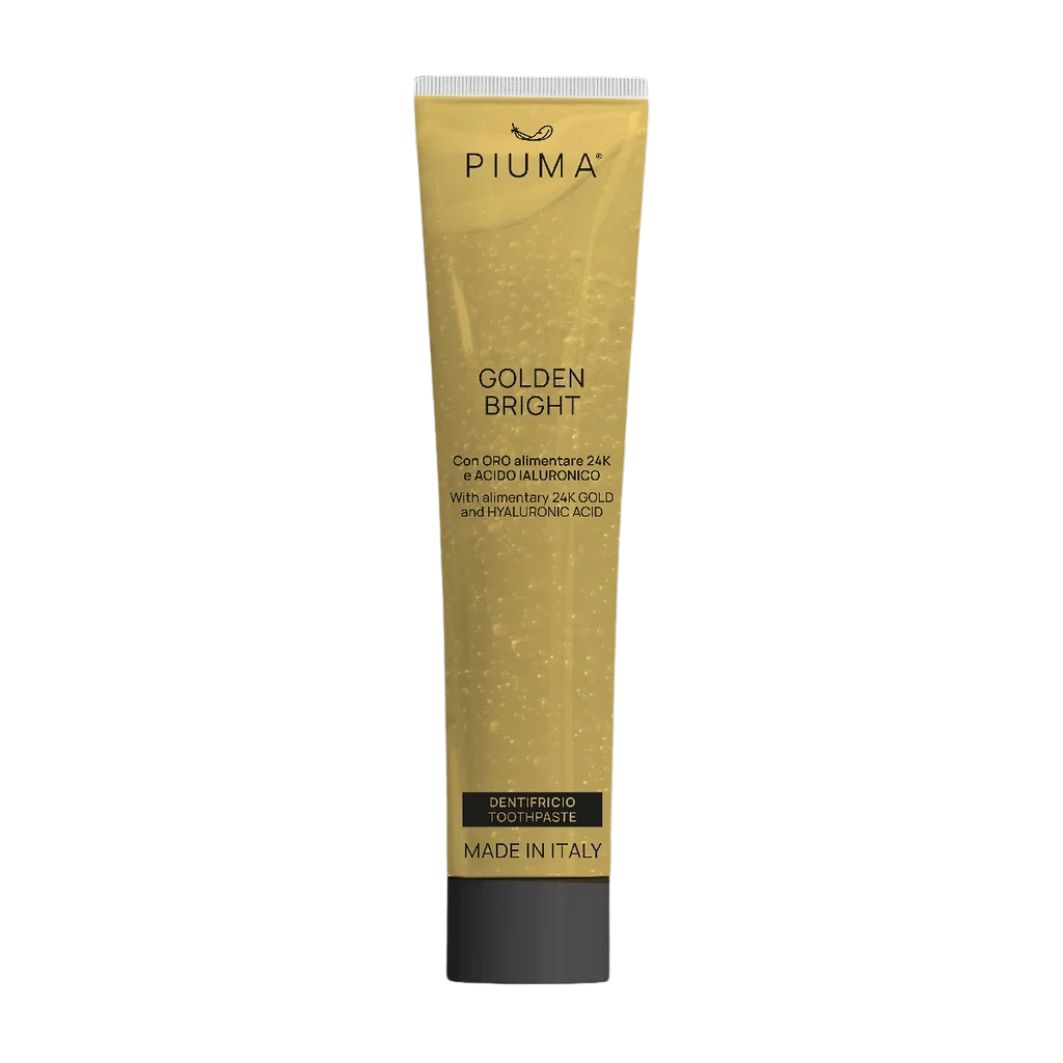 Piuma Přírodní zubní pasta Golden Bright 75 ml Piuma