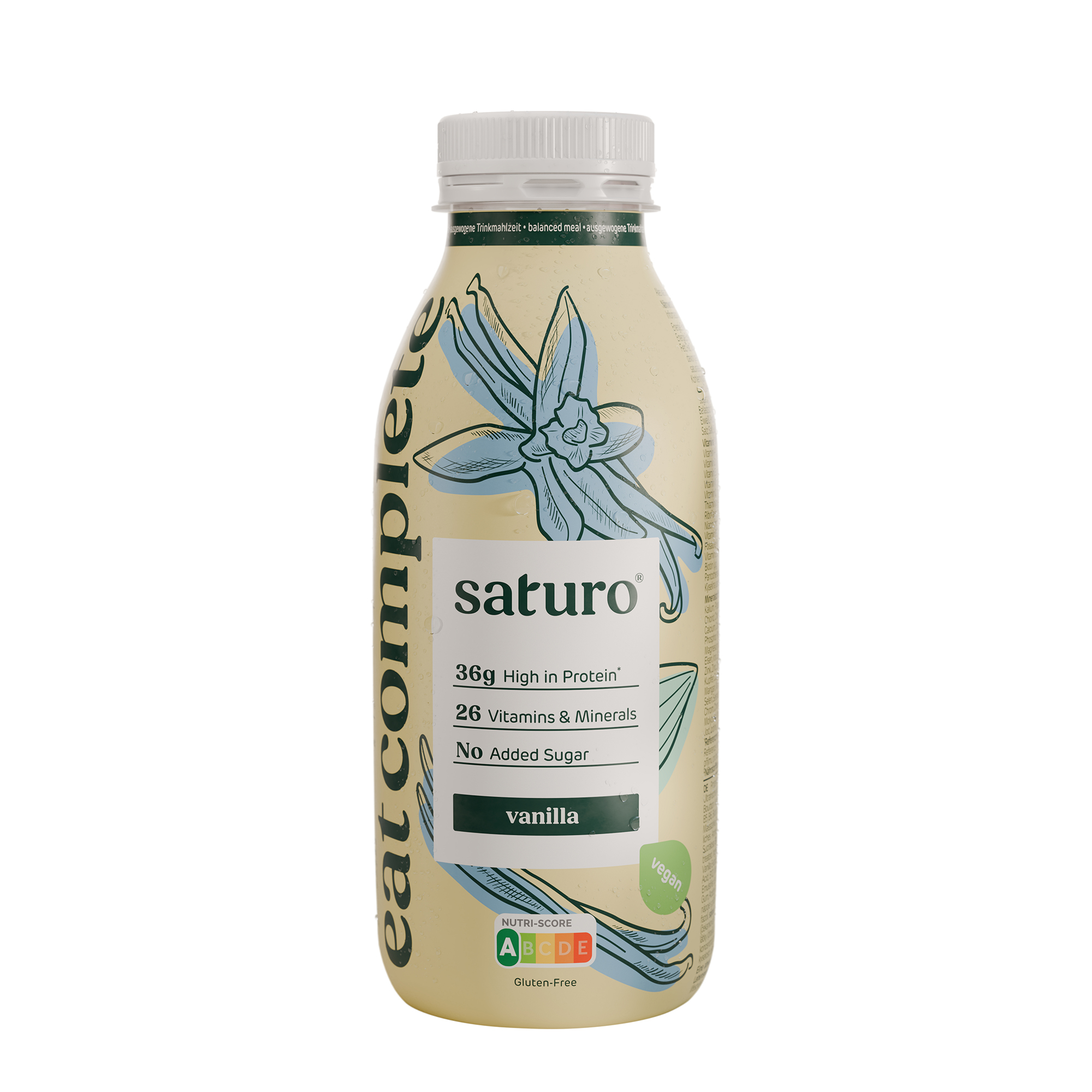 SATURO Eat Complete Vanilka 400 ml SATURO