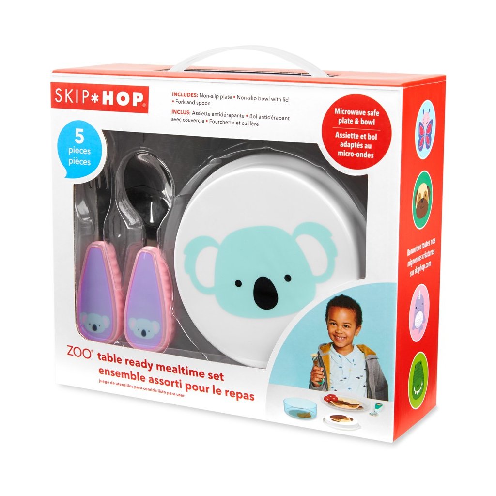 SKIP HOP Zoo Set jídelní 5 ks Koala 12m+ SKIP HOP