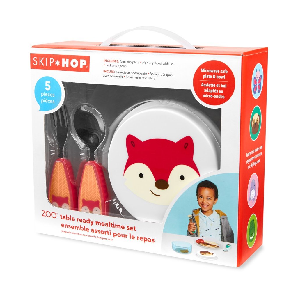 SKIP HOP Zoo Set jídelní 5 ks Liška 12m+ SKIP HOP