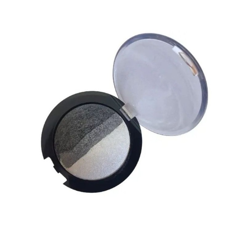 Schminka Minerální oční stíny Trio 01 Šedostříbrná 3 g Schminka