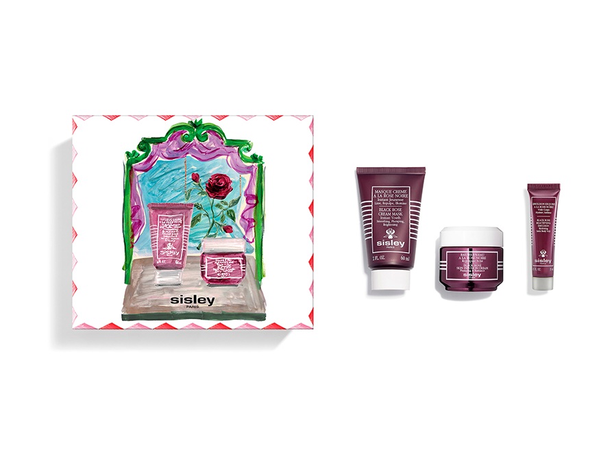Sisley Black Rose Luke Edward Hall dárková sada 3 ks Sisley