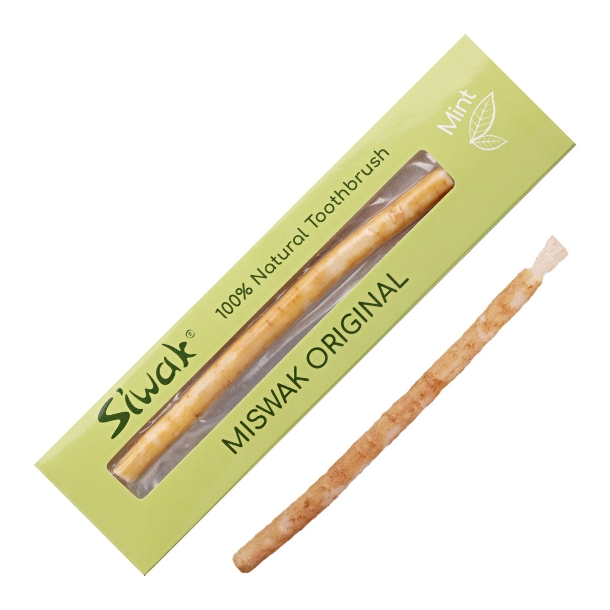Siwak Miswak Original Máta přírodní zubní kartáček 1 ks Siwak