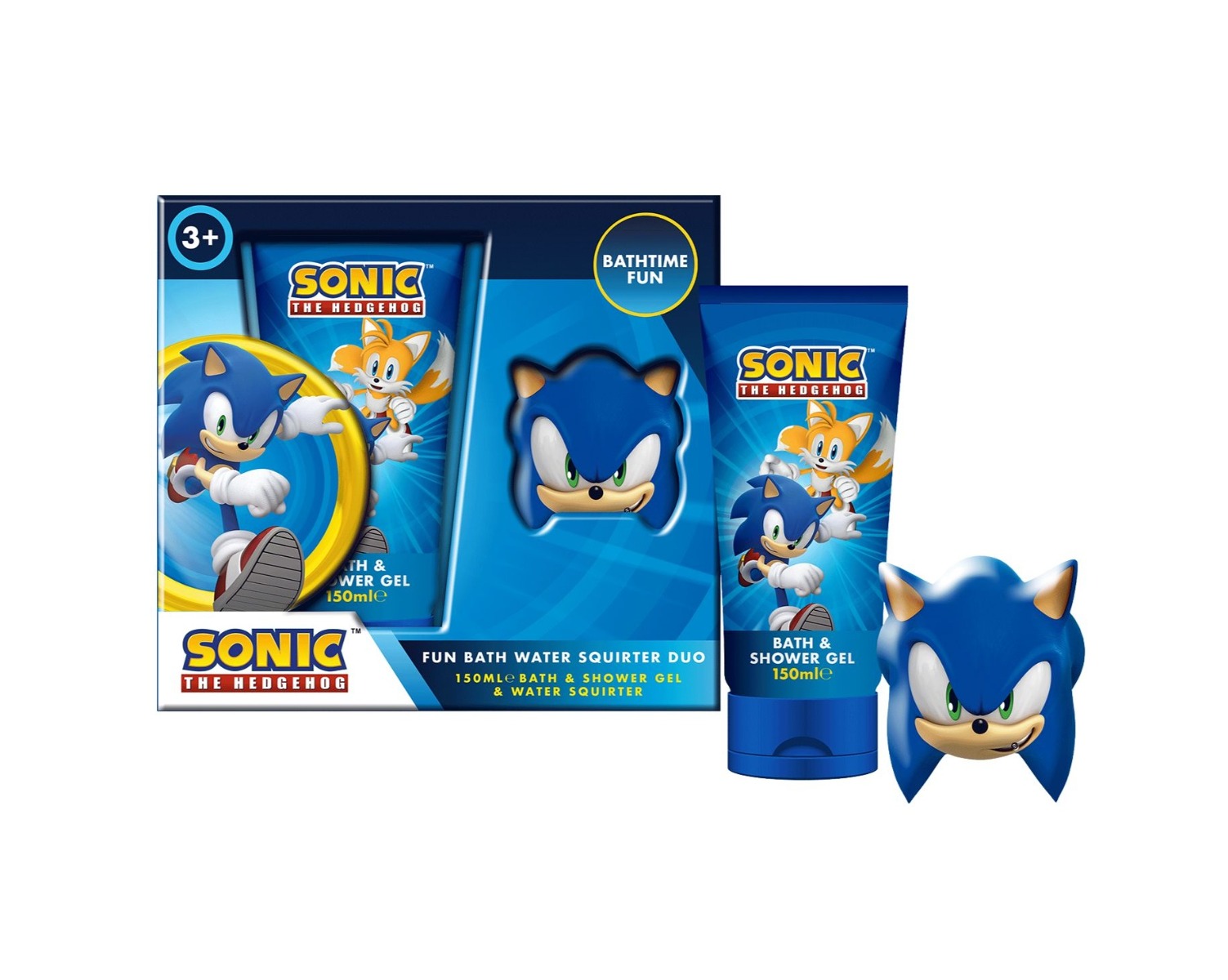 Sonic Sprchový gel a pěna do koupele 150 ml + koupací stříkátko Sonic