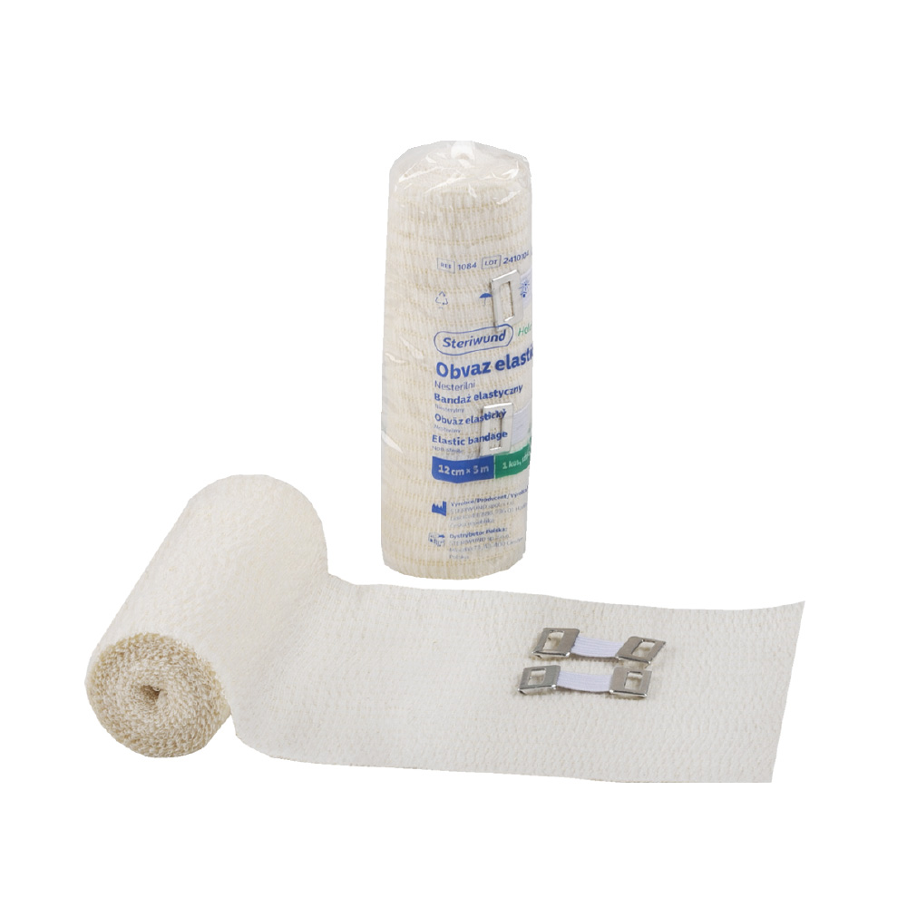 Steriwund Obvaz elastický nesterilní 12 cm x 5 m 1 ks Steriwund