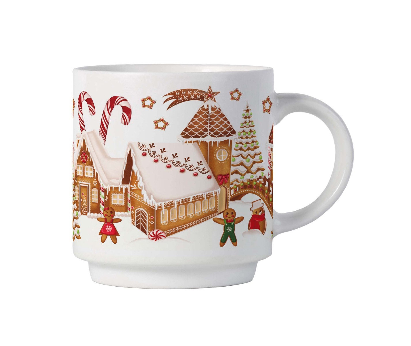 Toro Keramický hrnek Perníková vesnička 270 ml 1 ks Toro