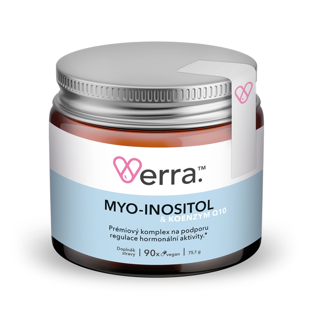Verra Myo-inositol & Koenzym Q10 90 kapslí Verra