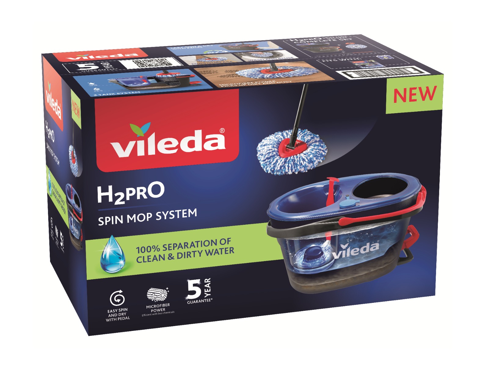 Vileda H2PrO třásňový rotační mop Vileda