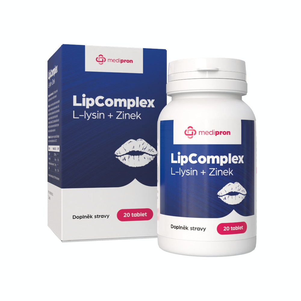 medipron LipComplex - L-Lysin + Zinek 20 tablet medipron