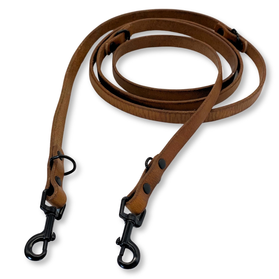 pafdog® Kožené přepínací vodítko 16mm