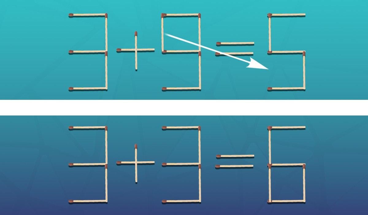 Kurš mačs ir jāpārvieto, lai vienlīdzība būtu pareiza: mīkla ģēnijiem