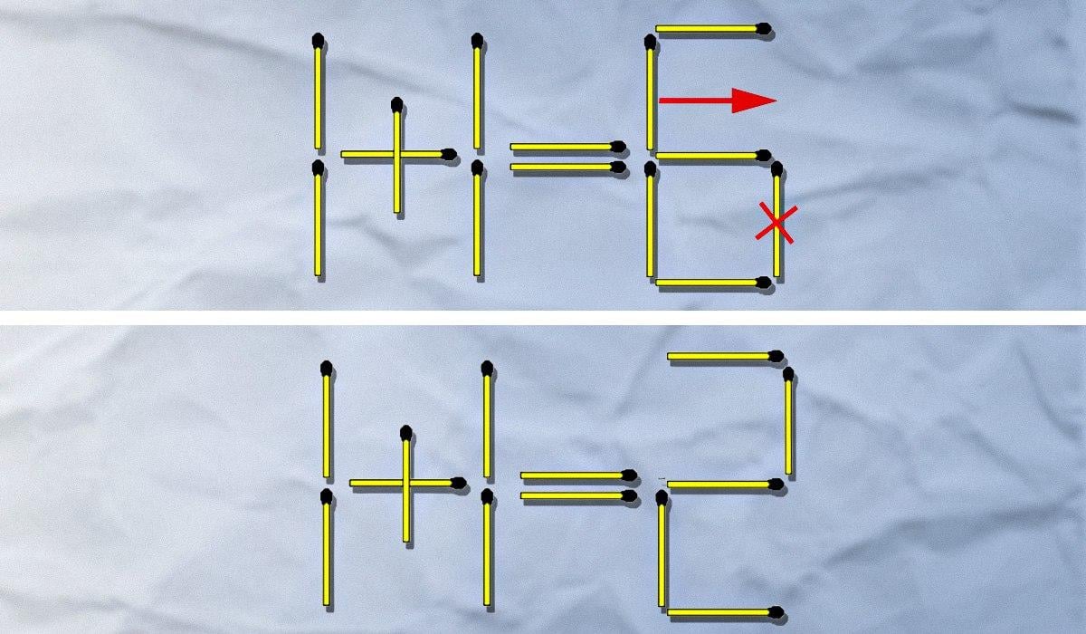 Viens sērkociņš ir jāizmet un otrs jāpārkārto: grūts pārbaudījums IQ pārbaudei