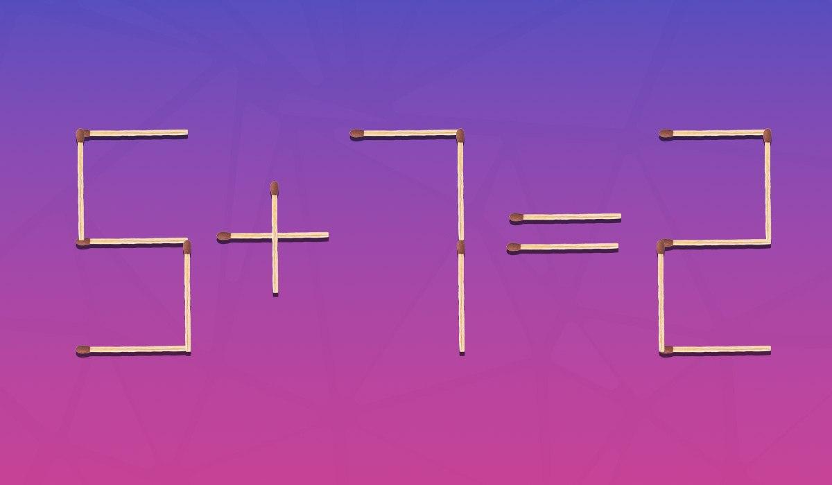 Jums ir jāpārkārto viens mačs, un vienlīdzība kļūs pareiza: intelekta pārbaude