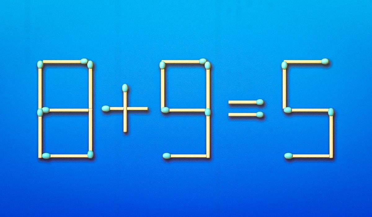 Lai labotu kļūdu, ir jāpārvieto tikai viens sērkociņš: IQ tests 11 sekundēs