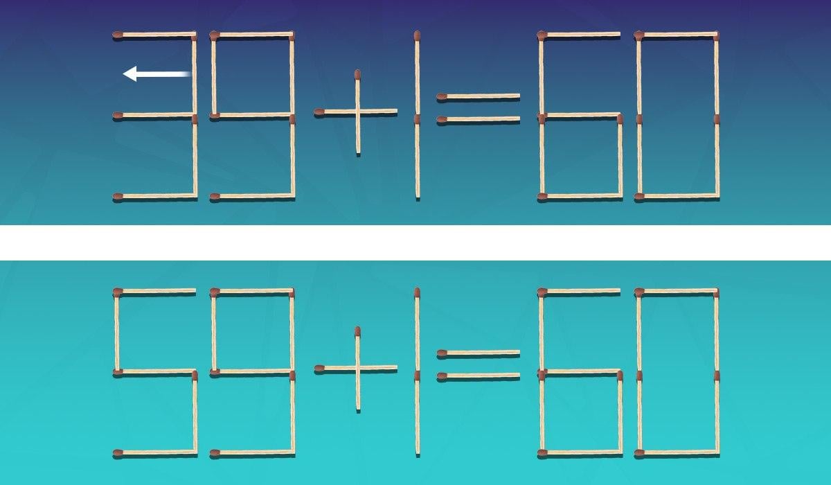 Kura atbilstība ir jāpārvieto, lai vienādojums būtu patiess: IQ tests